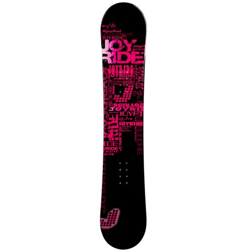 JoyRide Text Pink Womens Snowboard