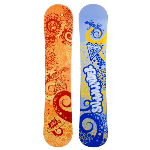 Black Fire Salamander Boys Snowboard